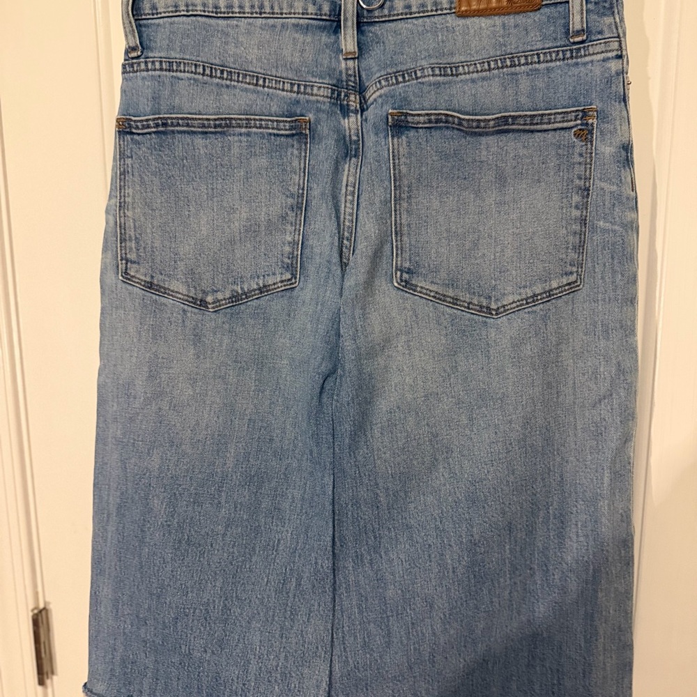 Madewell Blue Denim Skirt, size waist 30 - Picture 6 of 8